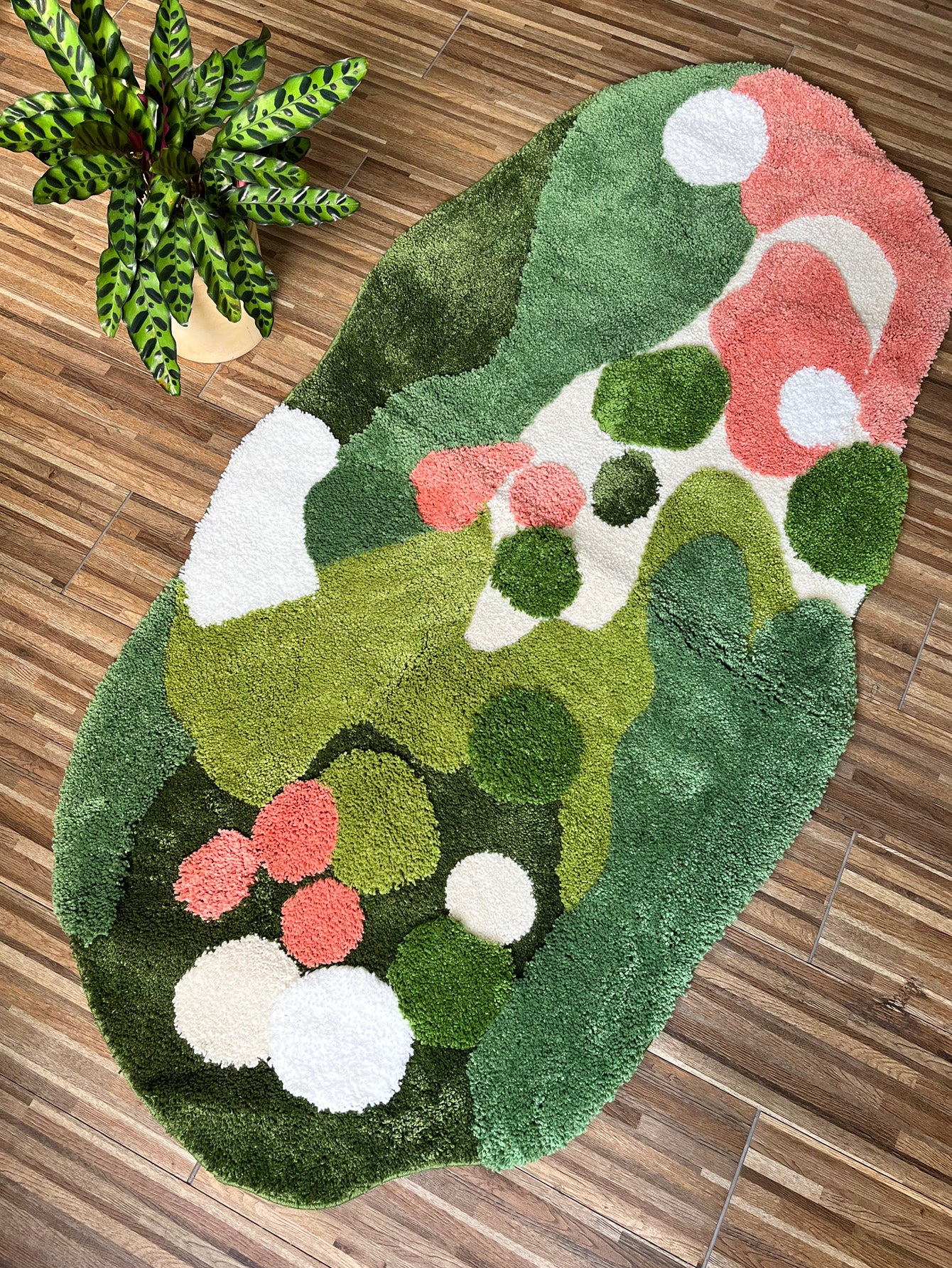 3d Tufted Moss Rug Tropical Kids play mat,moss rug,bath mat cute bathroom decor