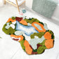 60x90cm/23x35 inches Luxury Moss Rug 3d Tufted Tropical Kids play mat,moss rug,bath mat cute bathroom decor