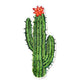 Cactus shape bath mat colorful cute bathroom decor