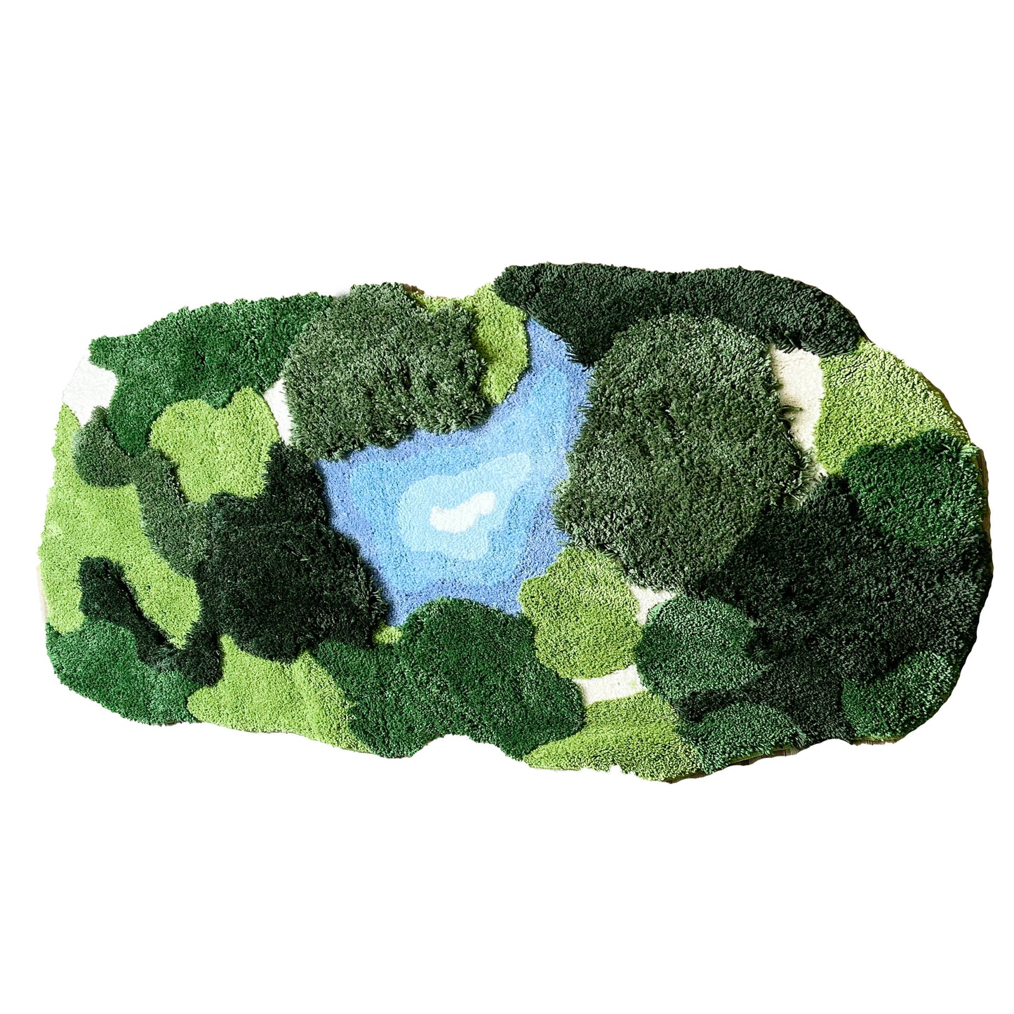 Luxury Moss Rug 3d Tufted Tropical Kids play mat,moss rug,bath mat cute bathroom decor