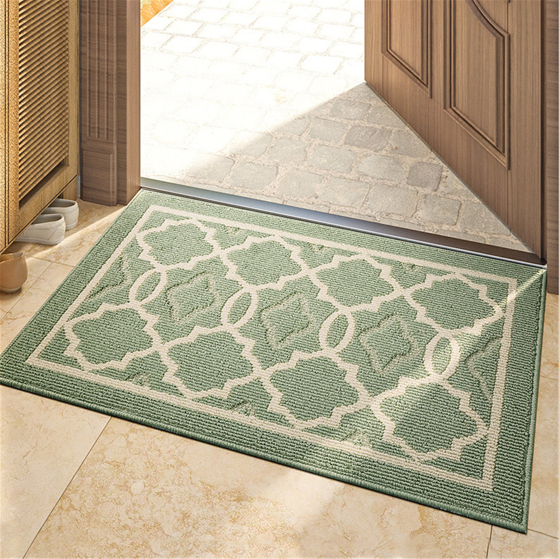 PVC Oil Painting Style Indoor Doormat, Non Slip Cuttable Entrance Rug –  balarugs
