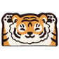 Tiger bath mat colorful cute bathroom decor