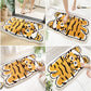 Tiger bath mat colorful cute bathroom decor