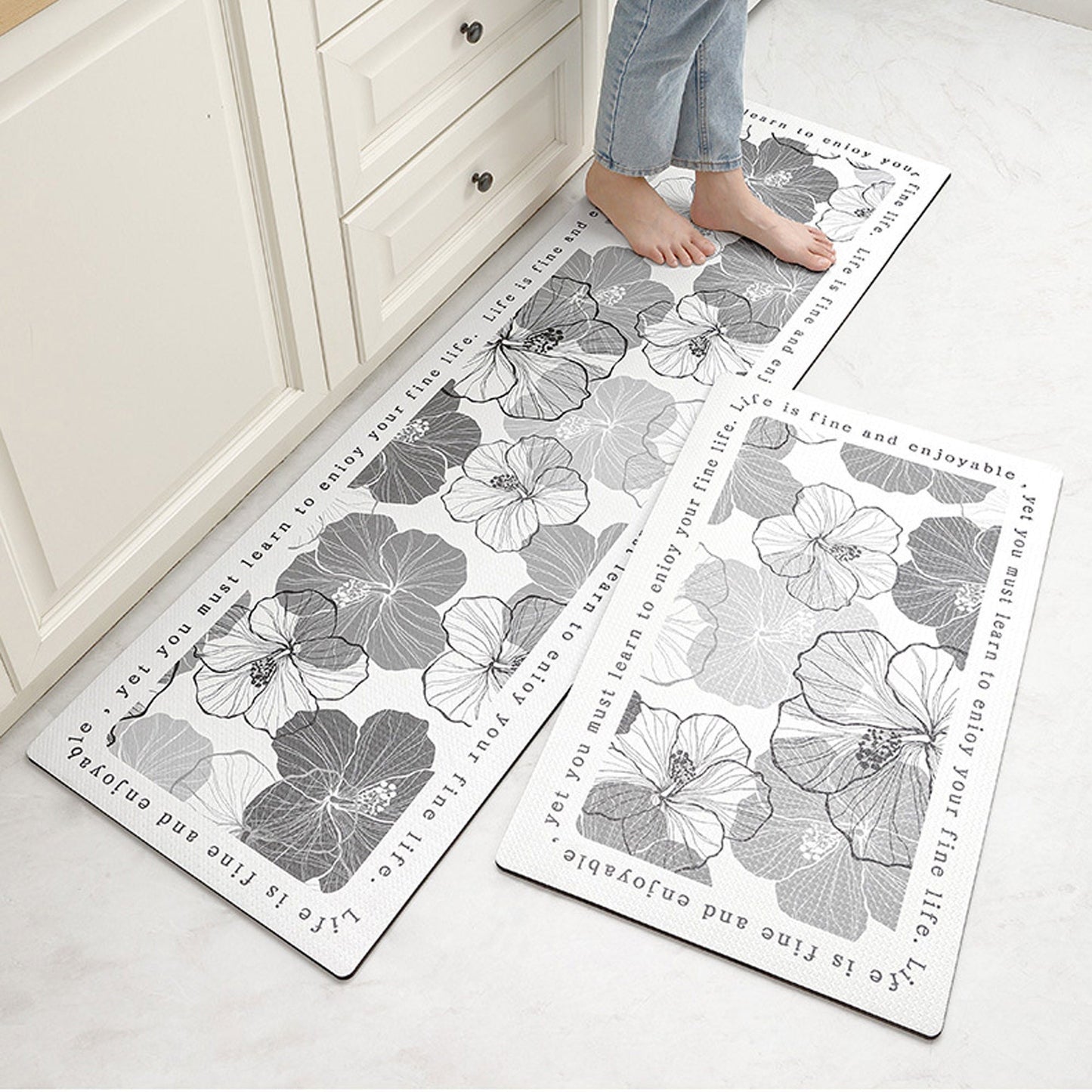 Kitchen Mat Anti slip Laundry Room Rug Mat