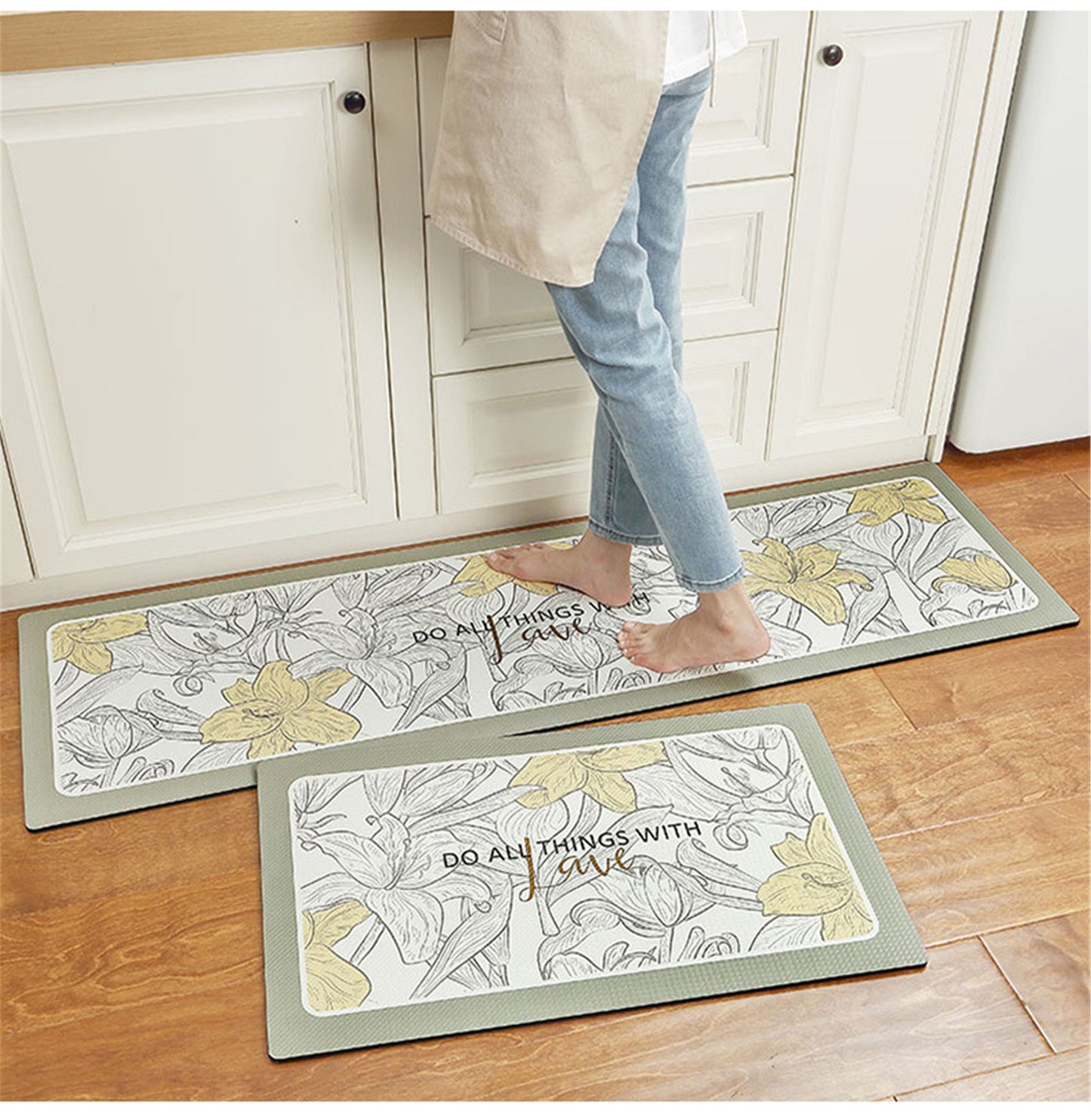 Kitchen Mat Anti slip Laundry Room Rug Mat