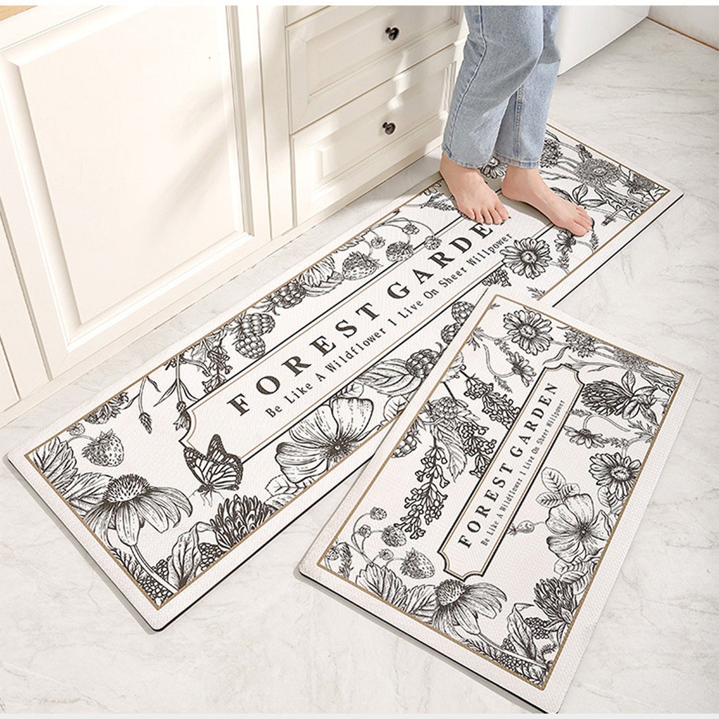 Kitchen Mat Anti slip Laundry Room Rug Mat