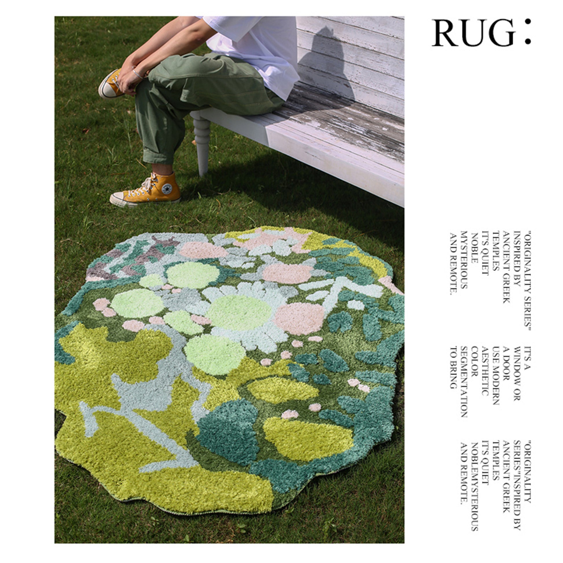 3d Tufted Moss Rug Tropical Kids play mat,moss rug,bath mat cute bathr –  THRILRUG