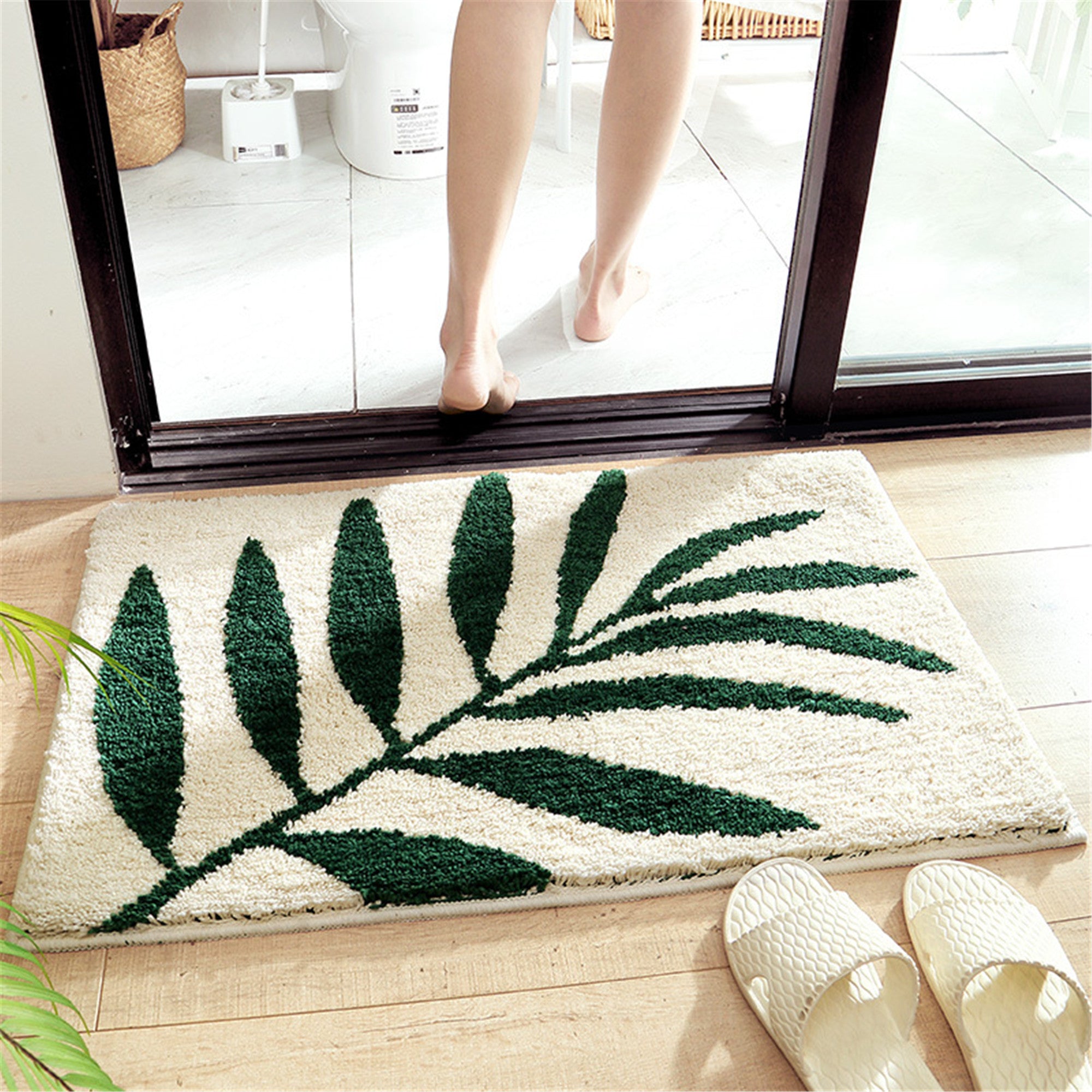 Leaf bath clearance mat