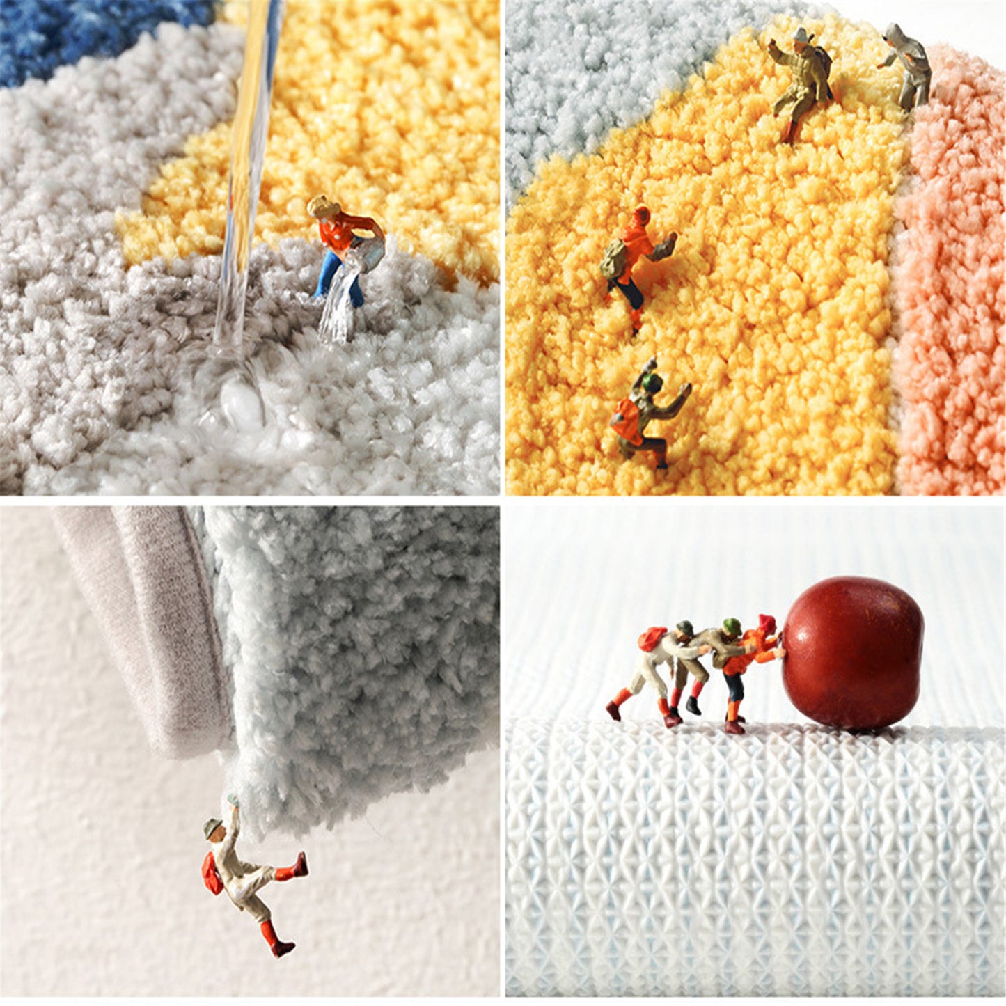Space universe welcome bath mat colorful cute bathroom decor