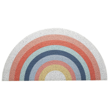 Rainbow PVC Outdoor mat,Welcome Mats for Front Door