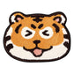 Tiger bath mat colorful cute bathroom decor